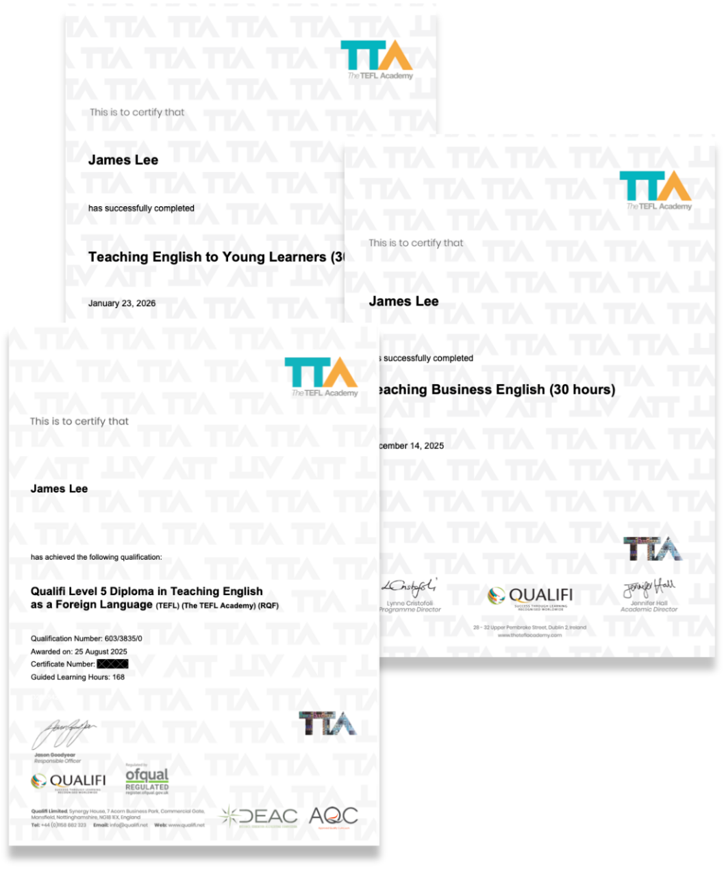 Certifications